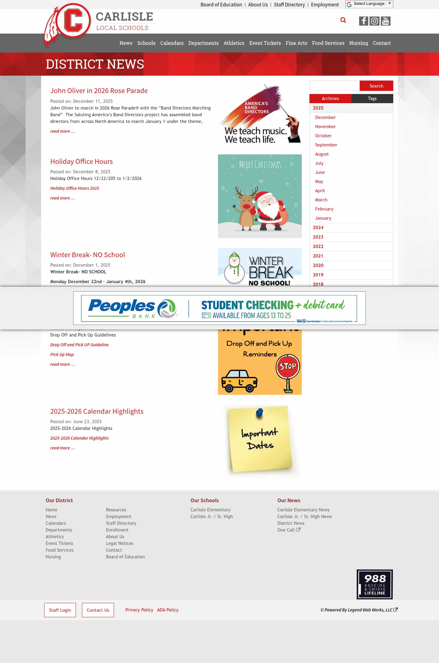 Latest website image capture