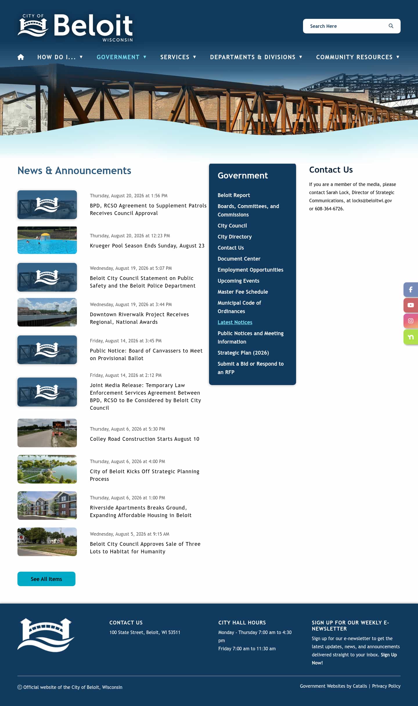 Latest website image capture
