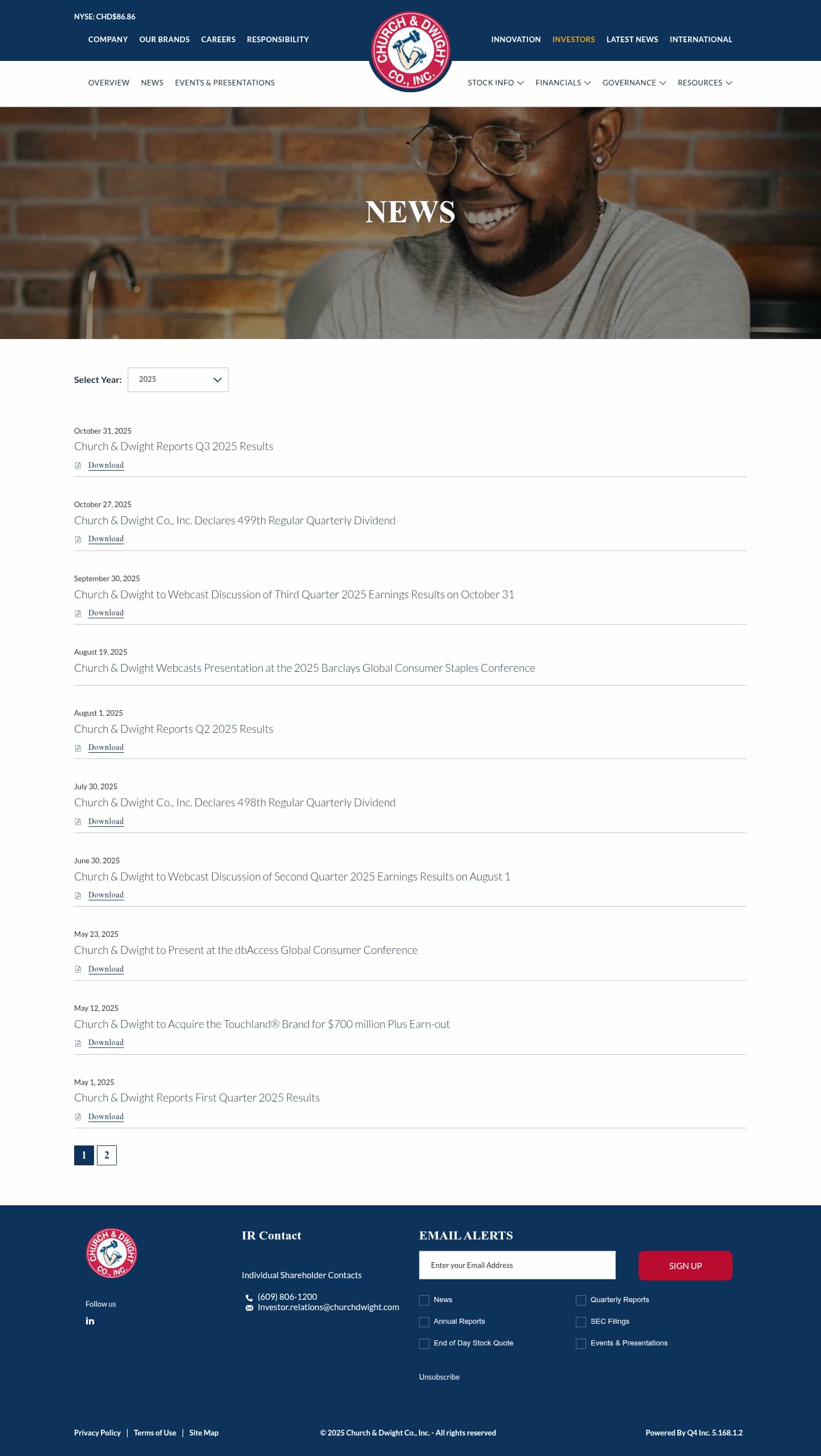 Latest website image capture