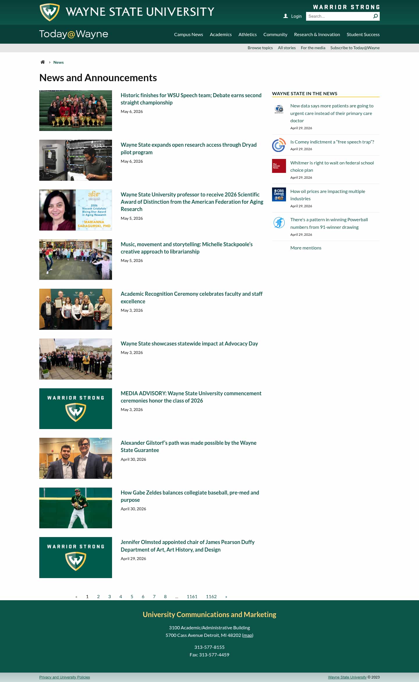 Latest website image capture