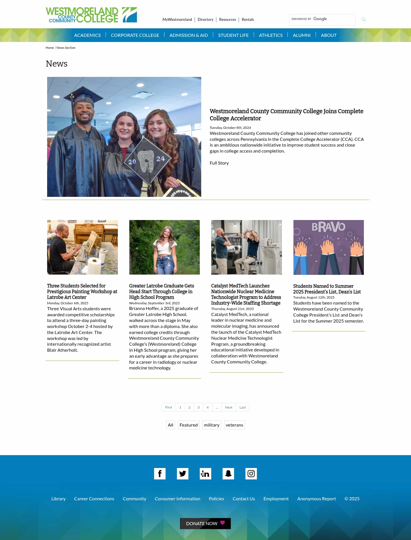 Latest website image capture