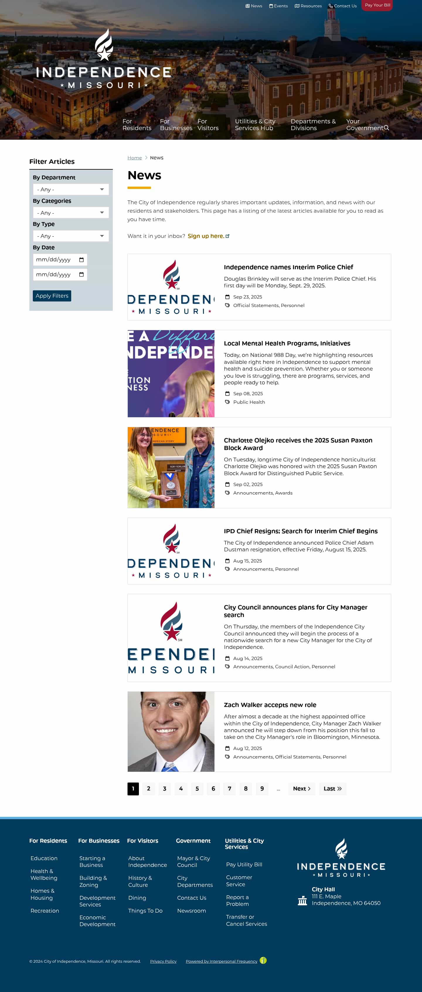 Latest website image capture