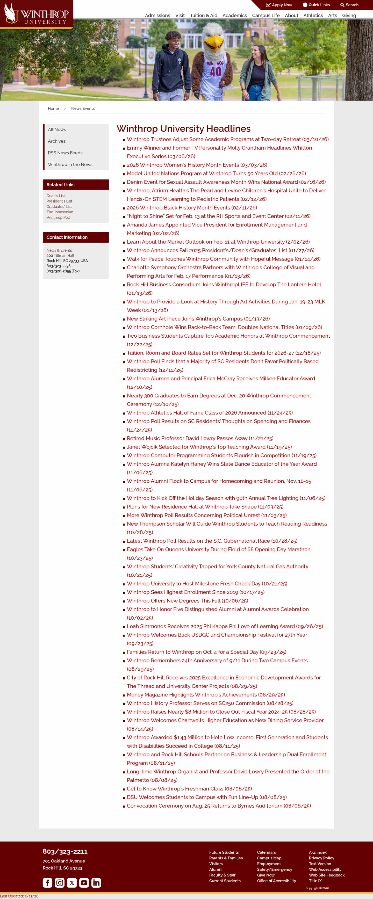 Latest website image capture