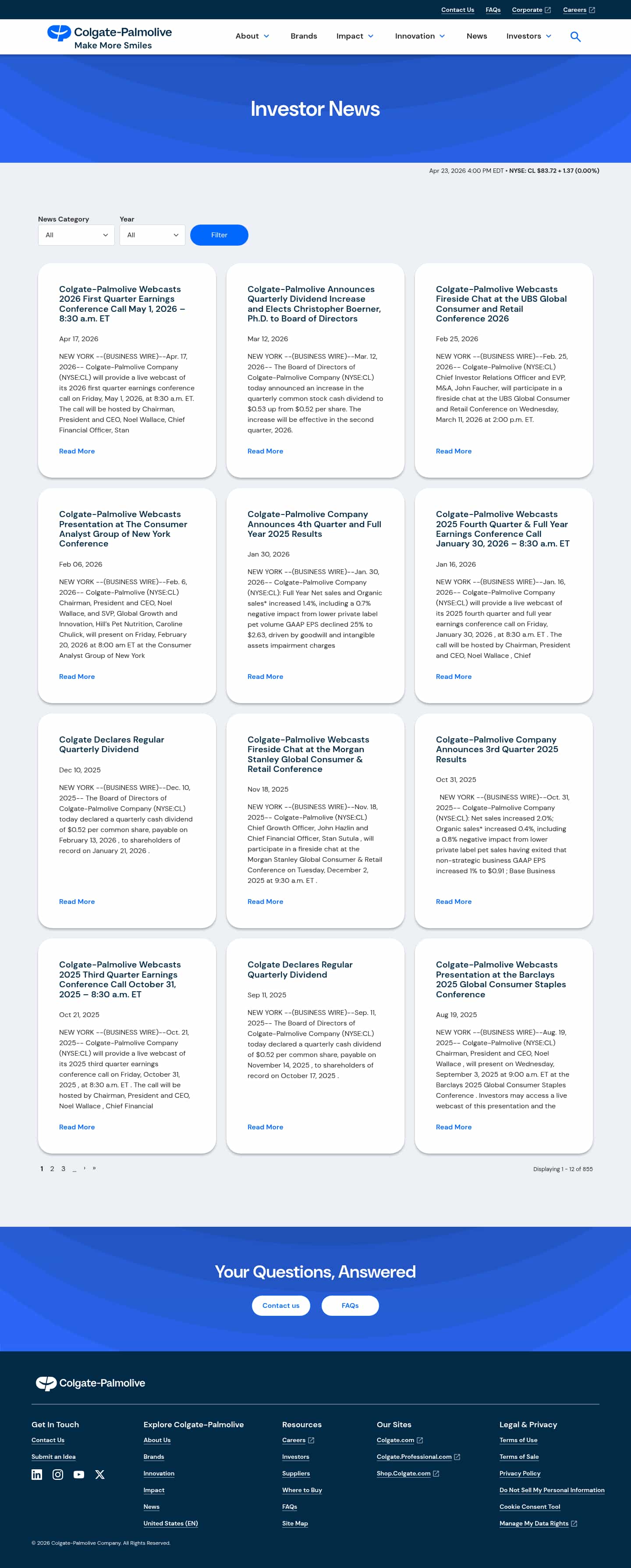 Latest website image capture