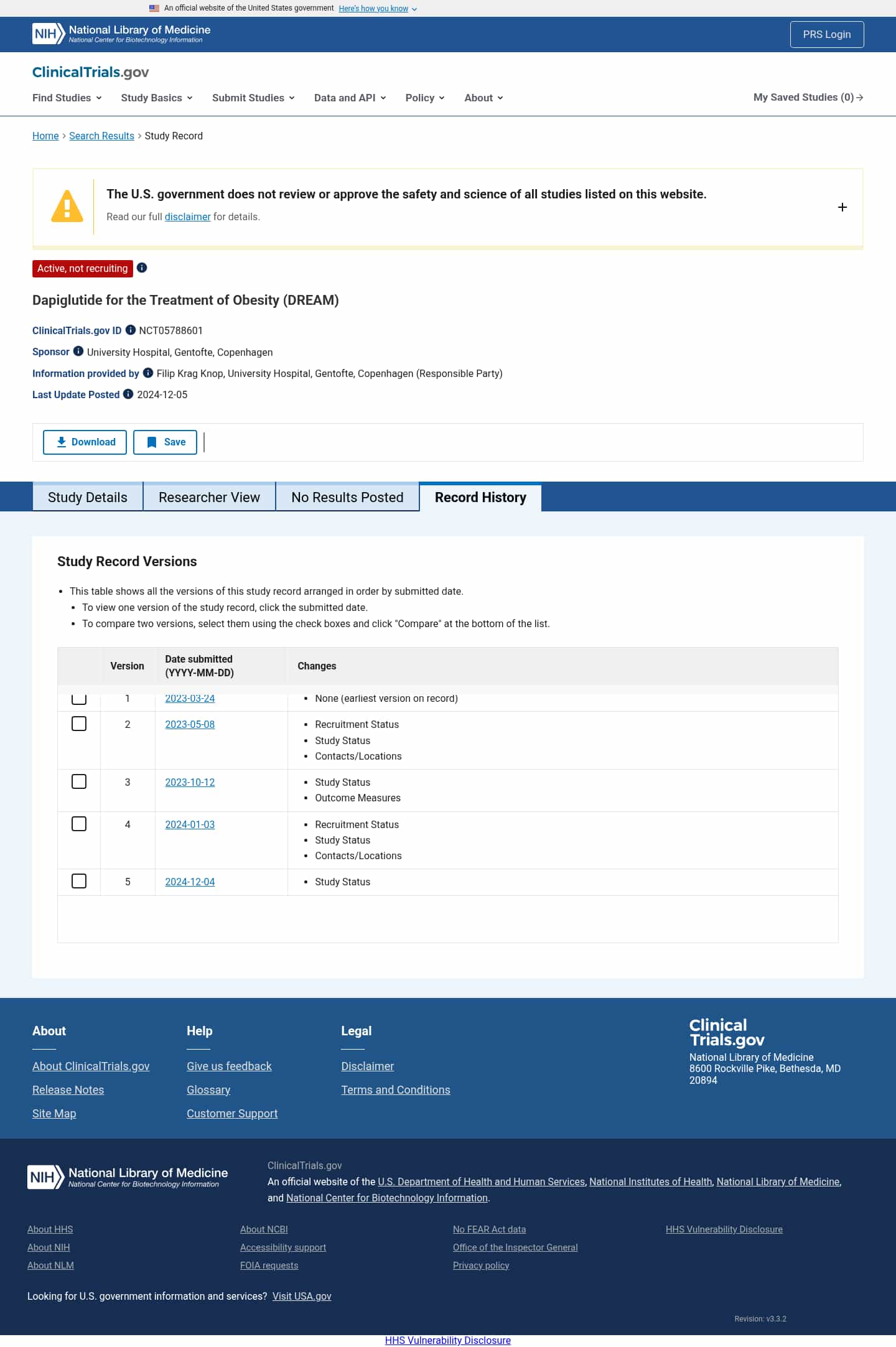 Latest website image capture