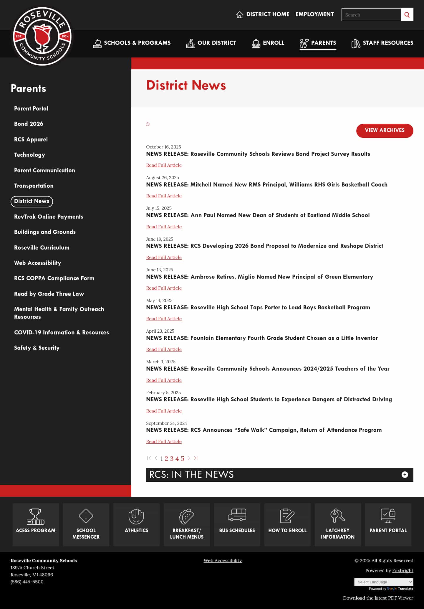 Latest website image capture