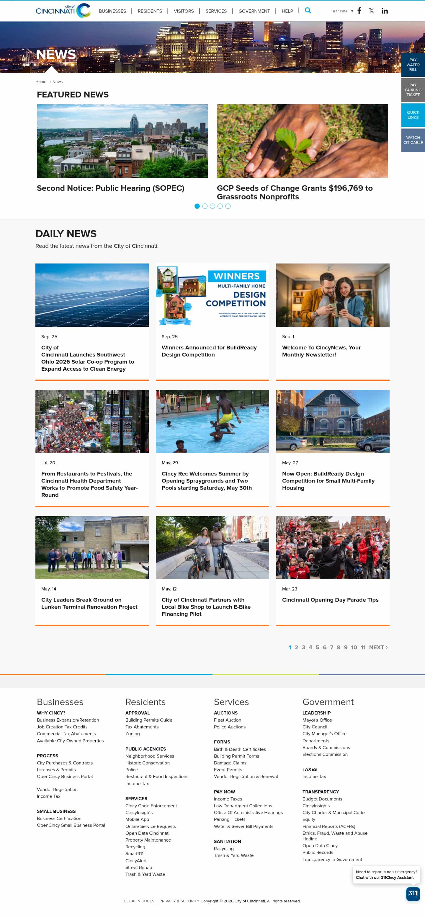 Latest website image capture