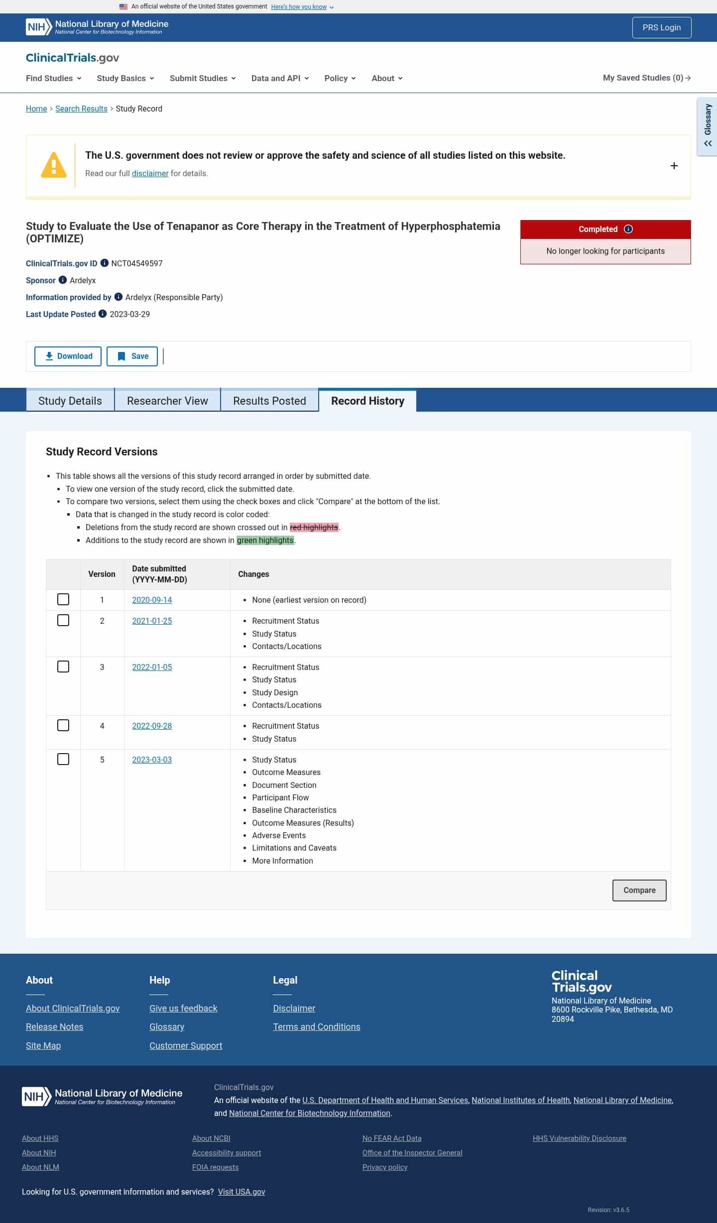 Latest website image capture