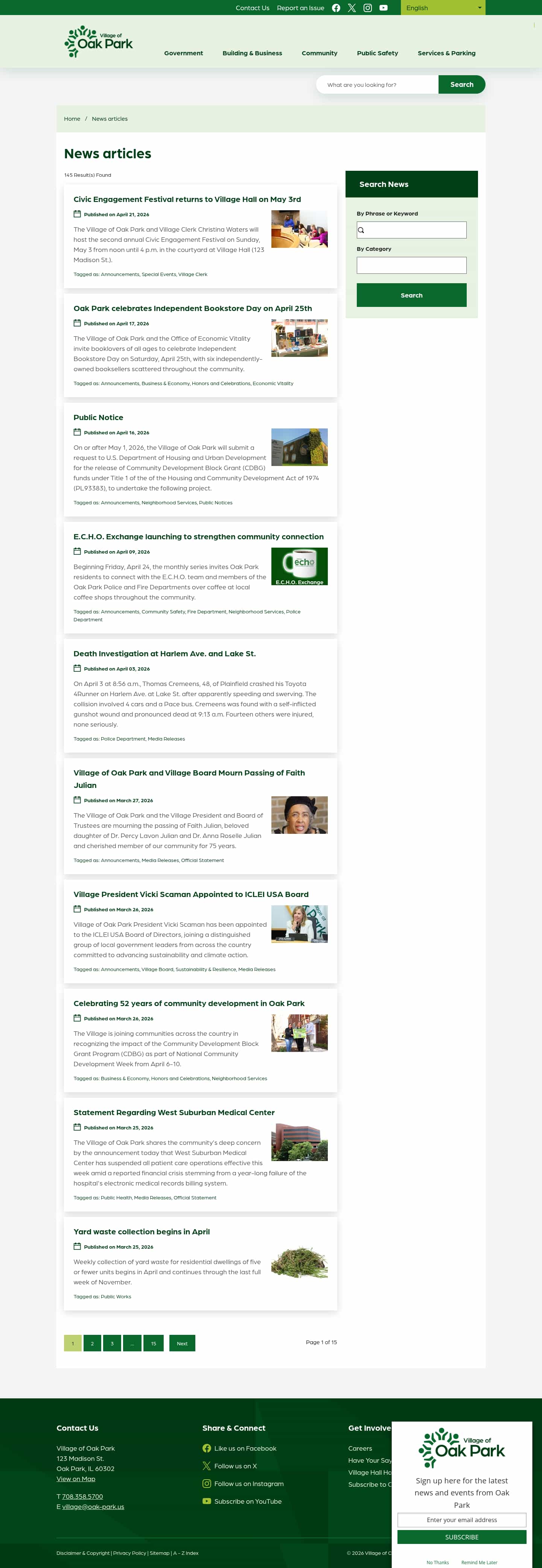 Latest website image capture