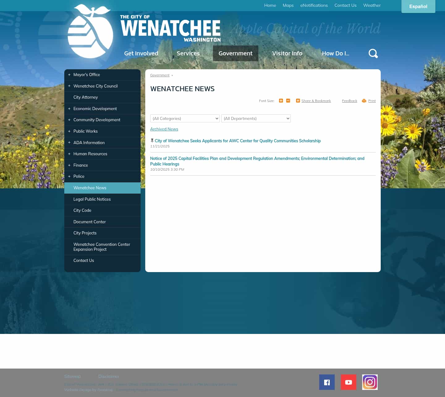 Latest website image capture