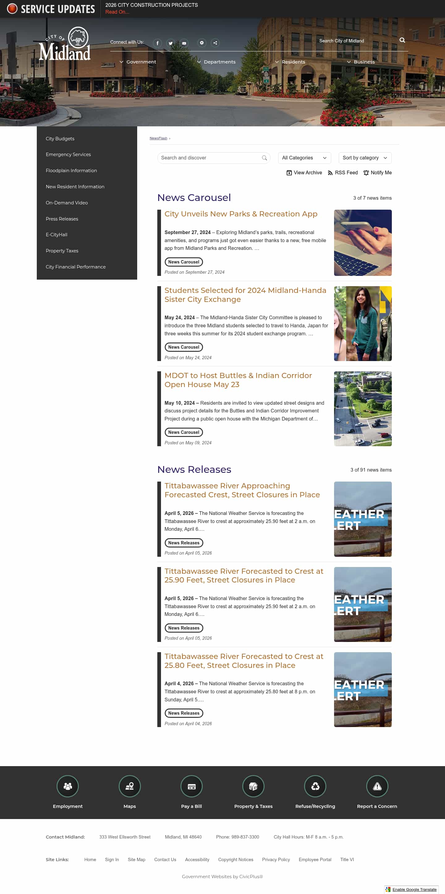 Latest website image capture