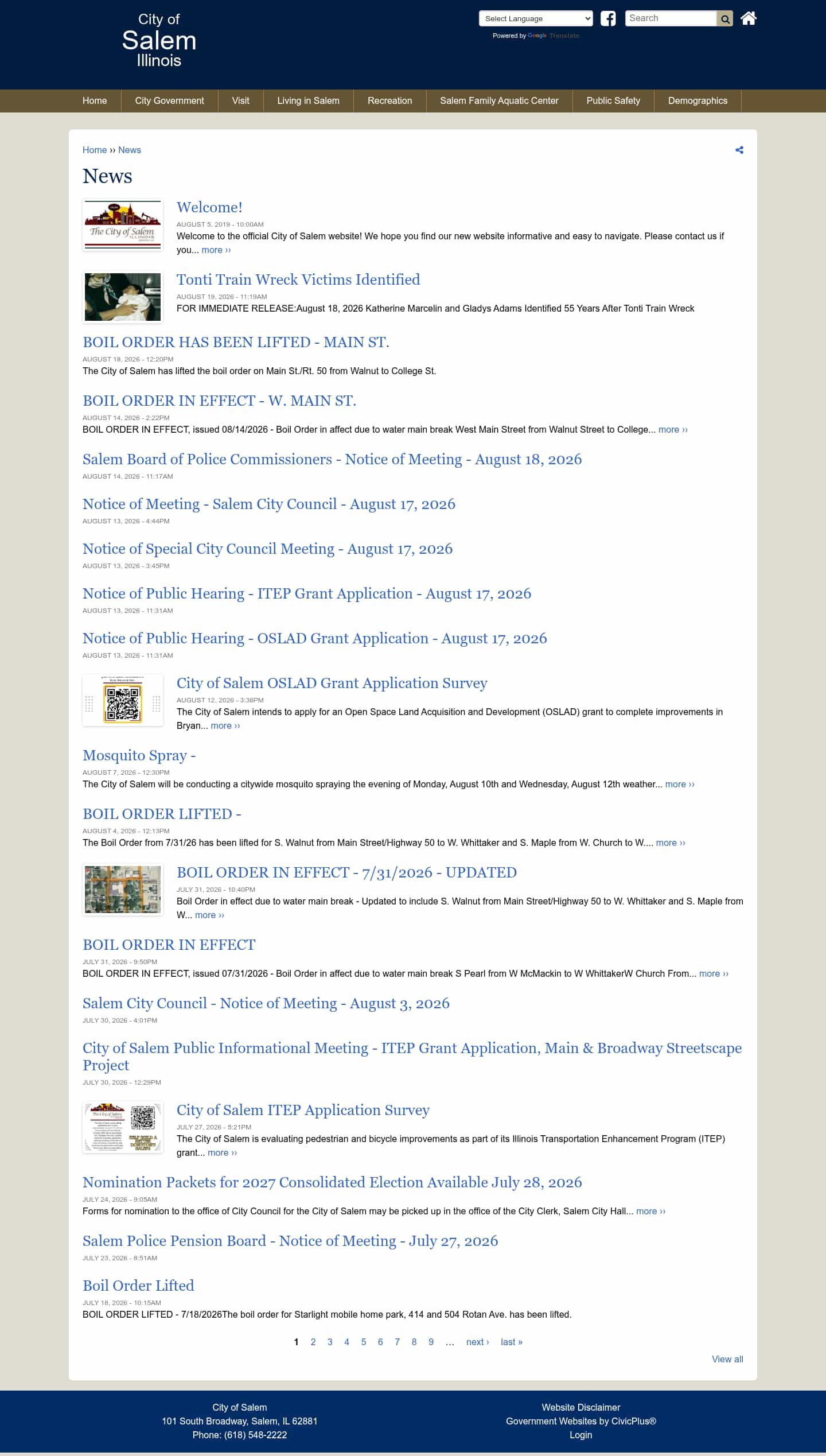 Latest website image capture