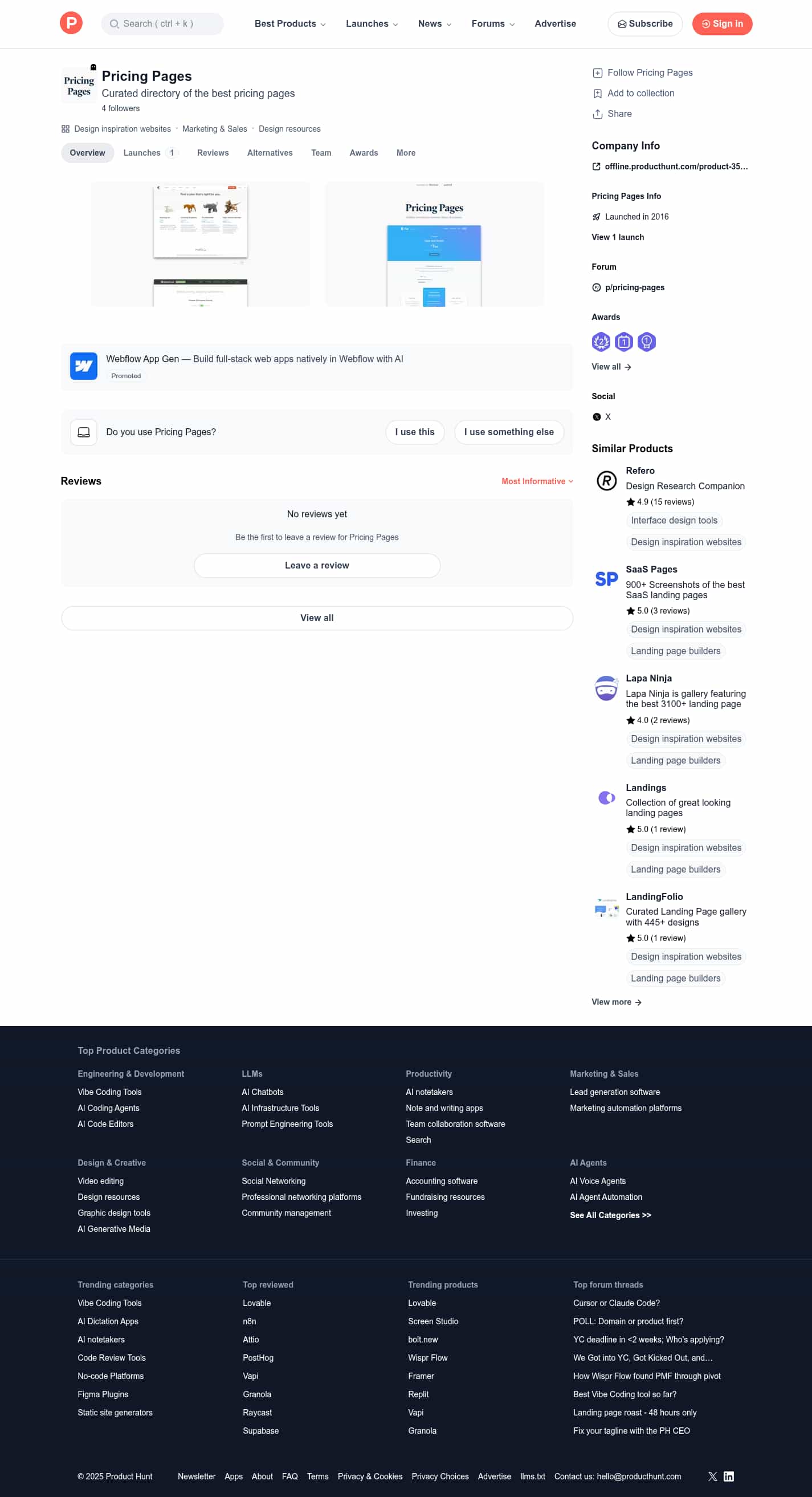 Latest website image capture