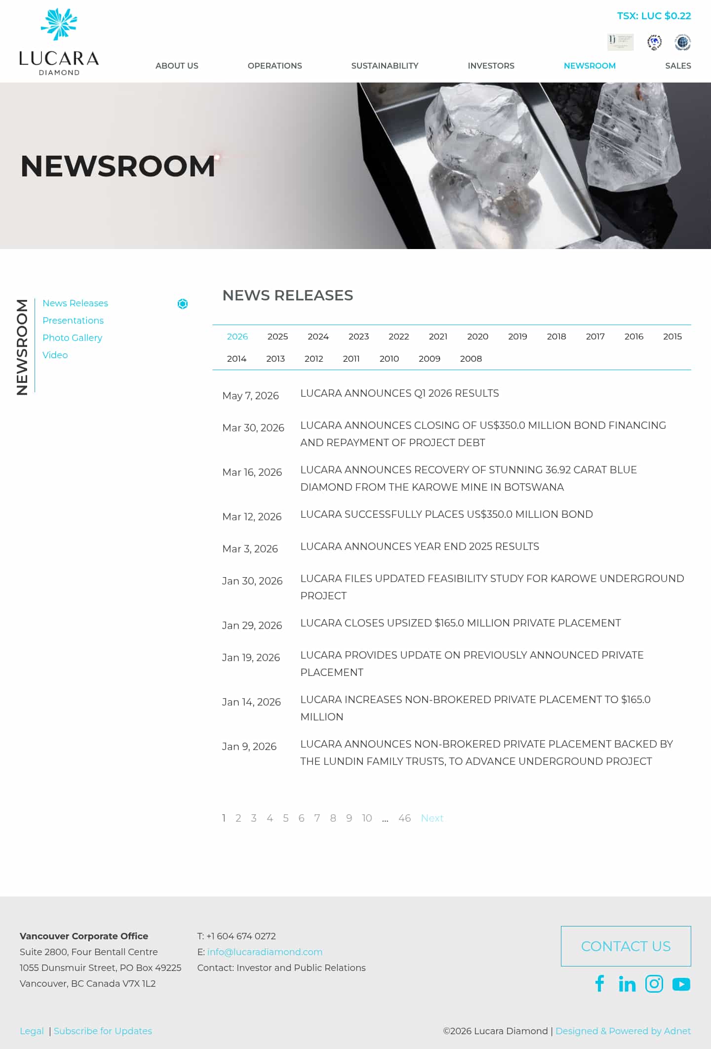 Latest website image capture