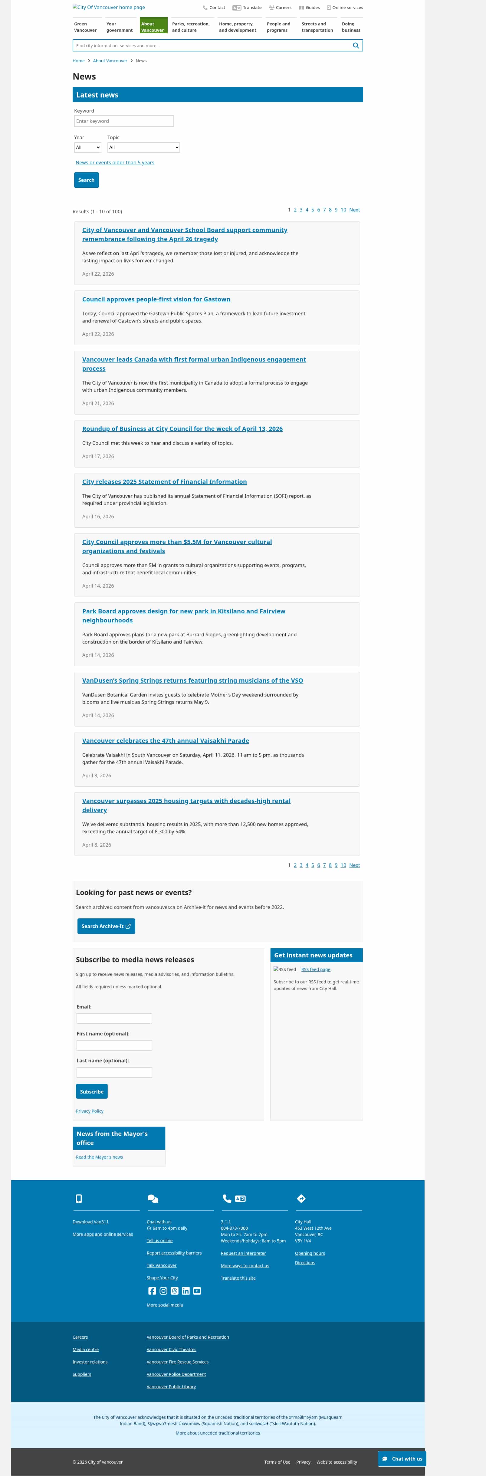 Latest website image capture