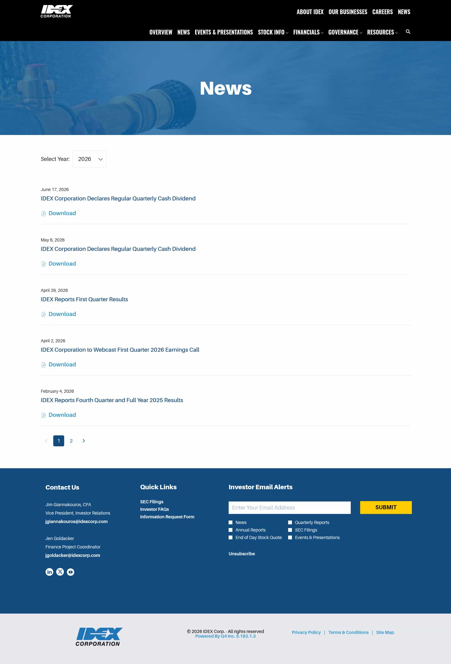 Latest website image capture