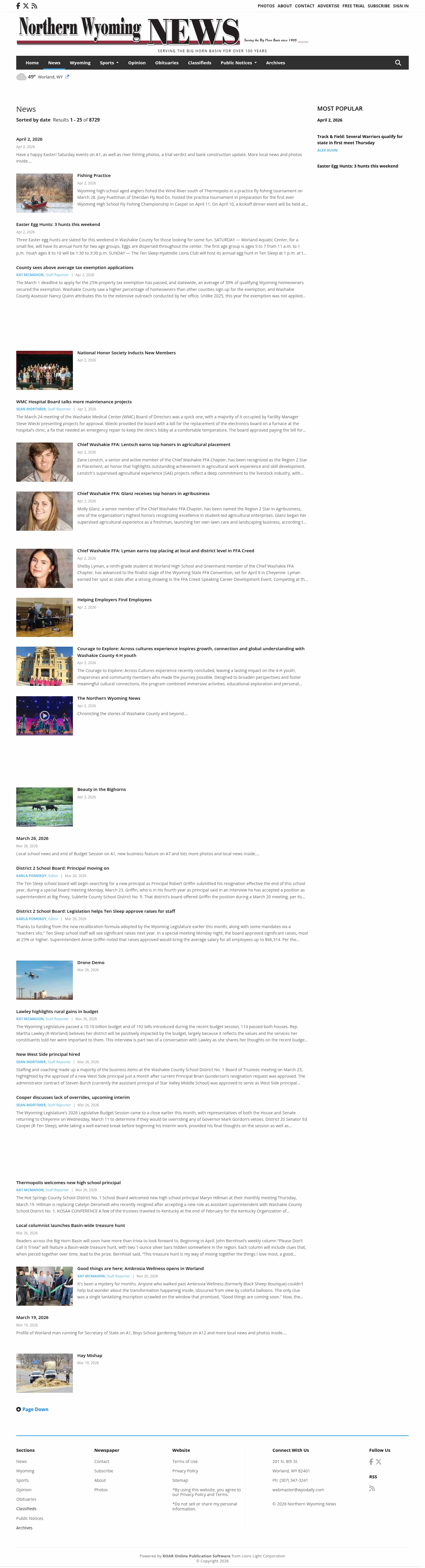 Latest website image capture