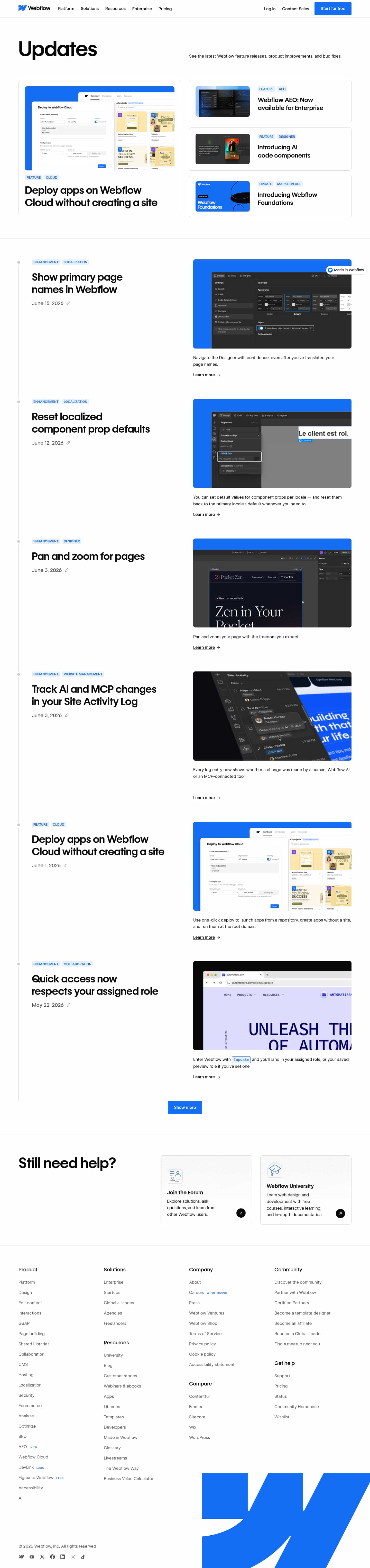 Latest website image capture