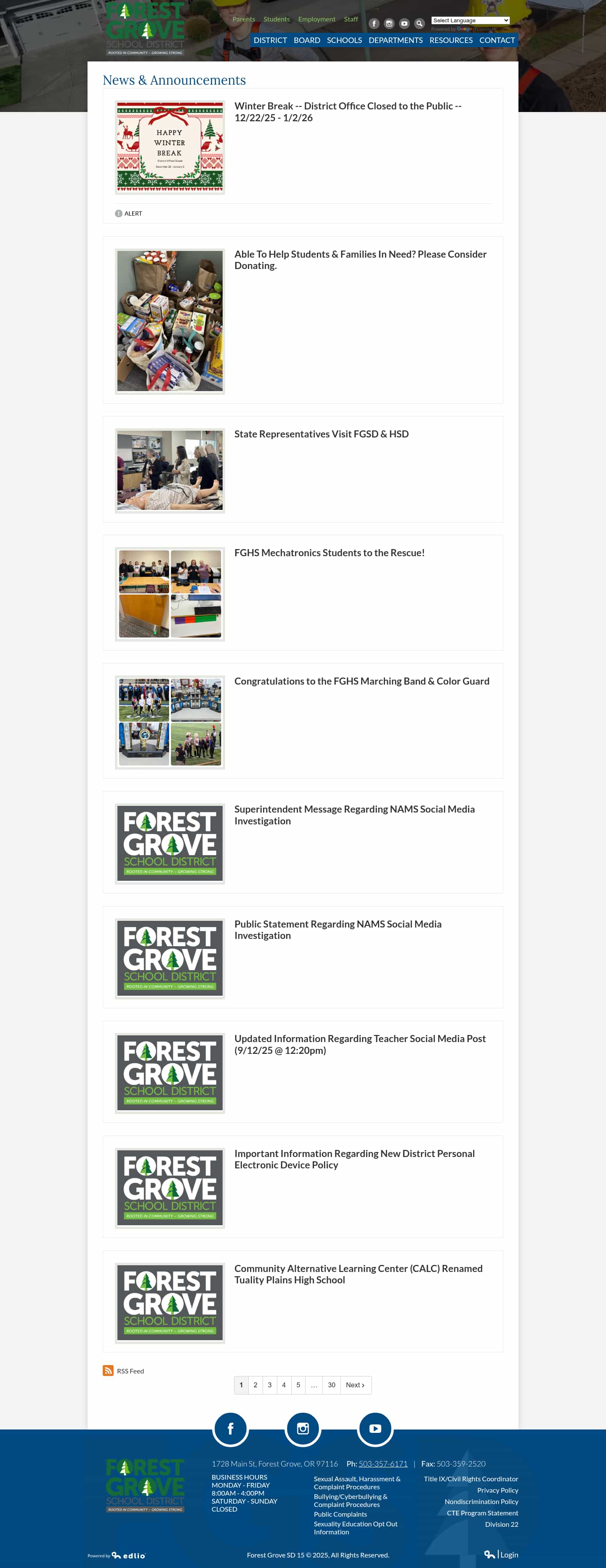 Latest website image capture