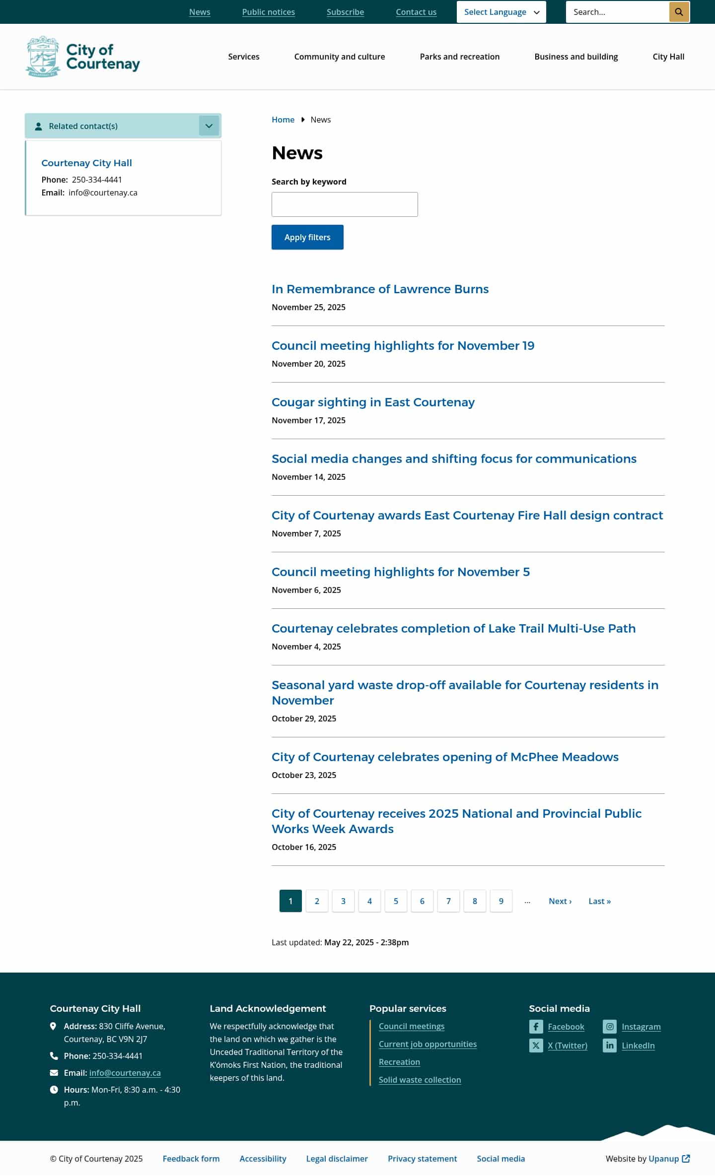 Latest website image capture