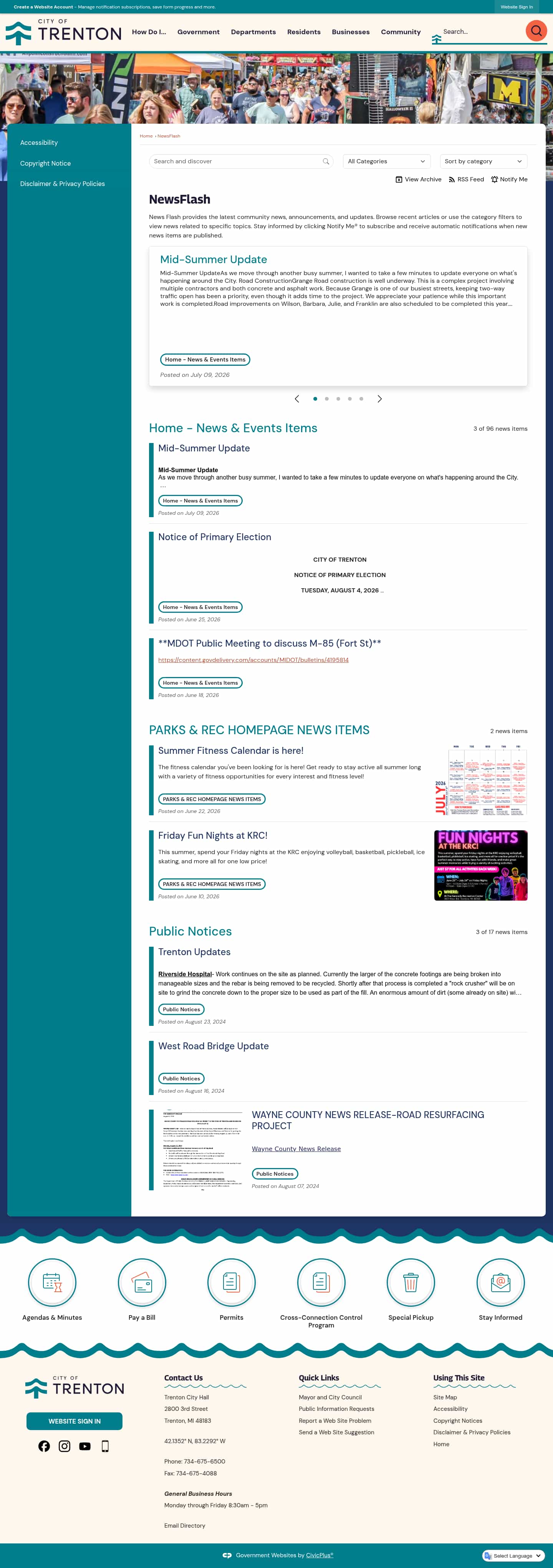 Latest website image capture