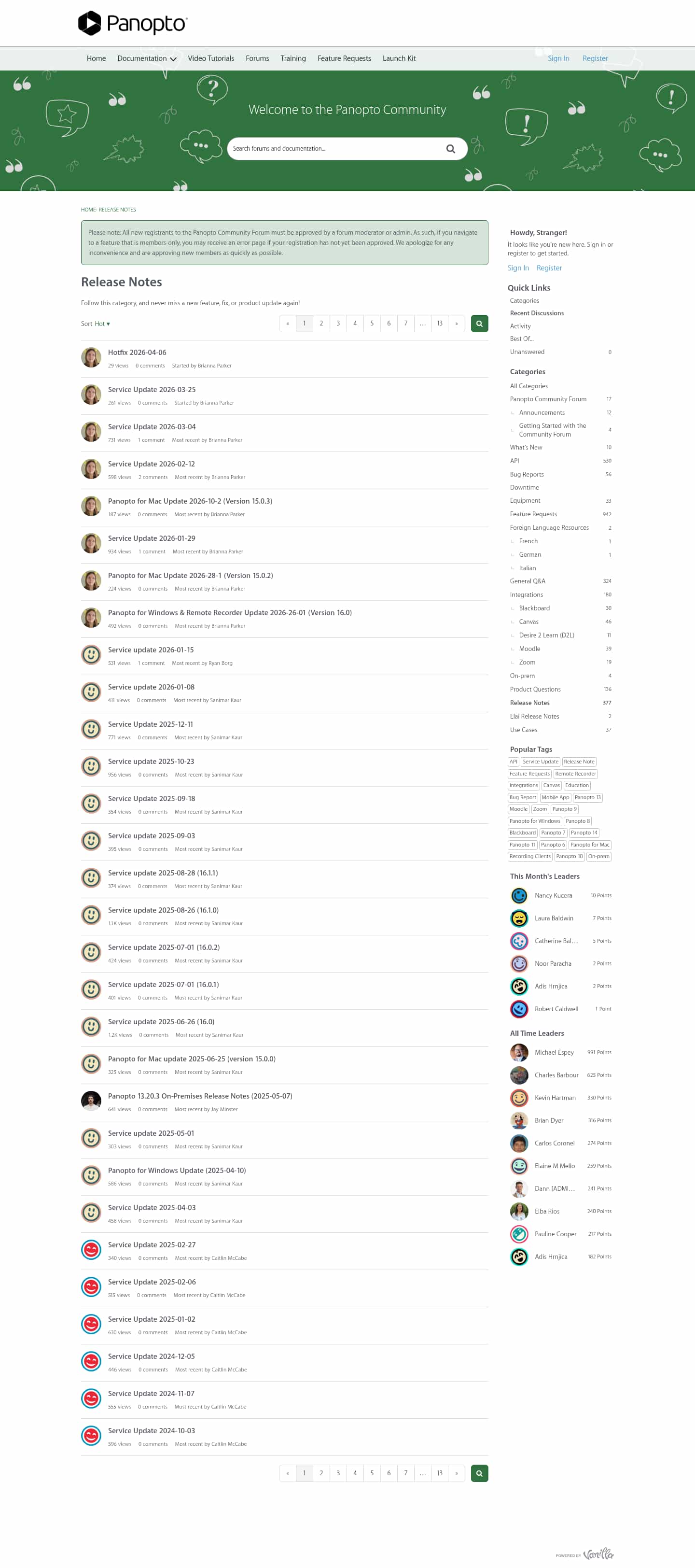 Latest website image capture