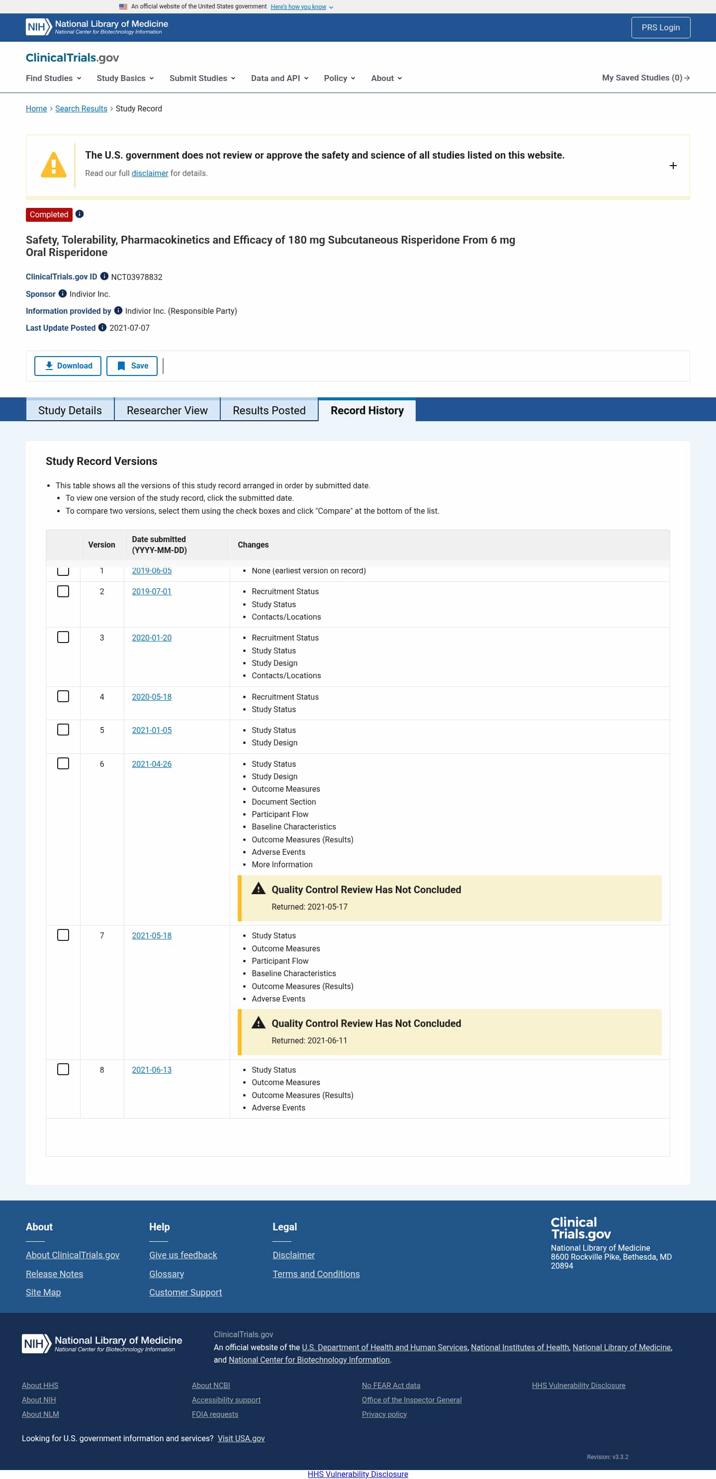 Latest website image capture