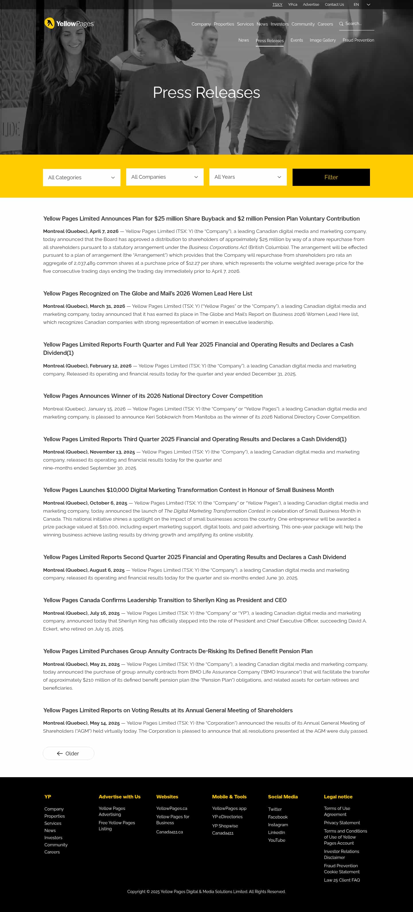 Latest website image capture