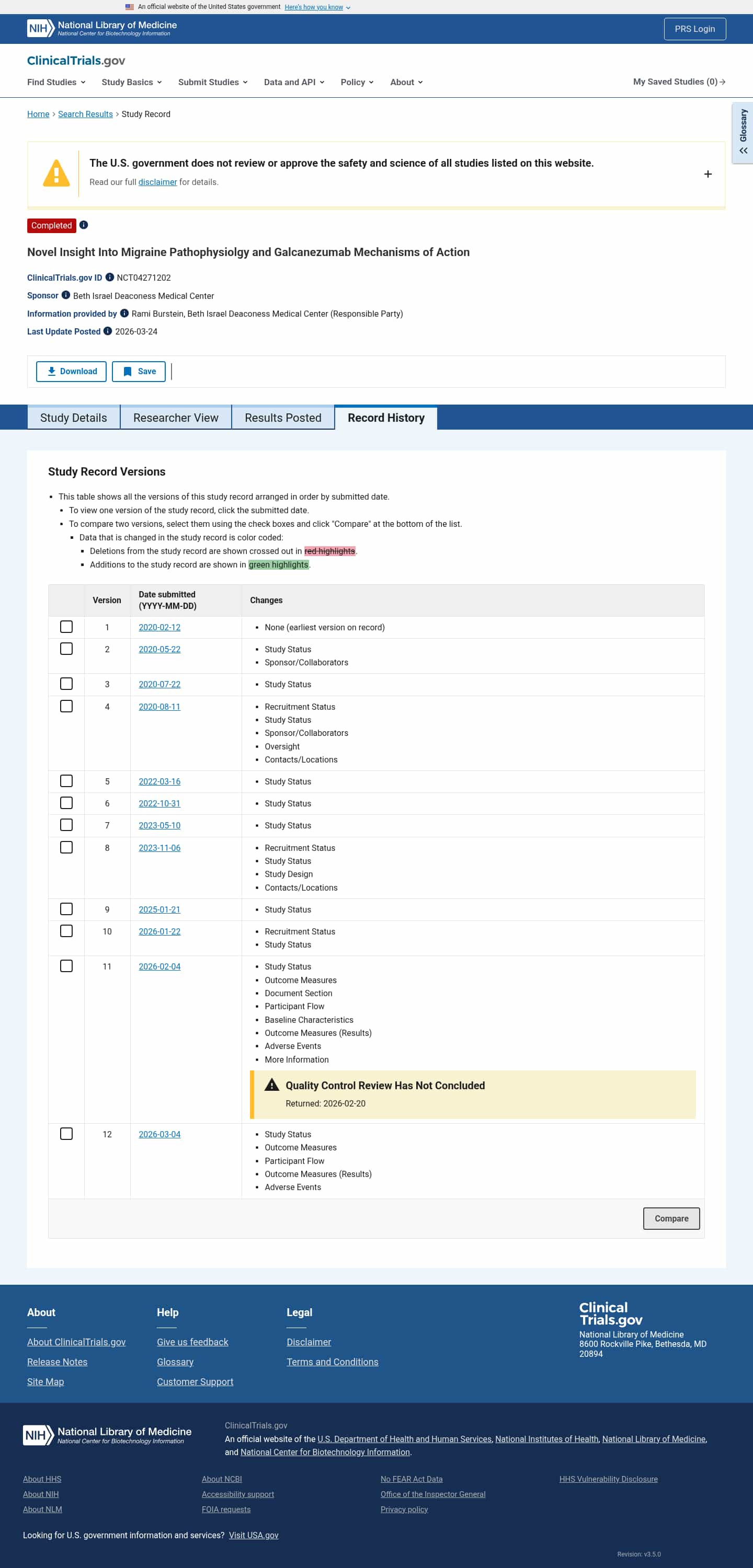 Latest website image capture