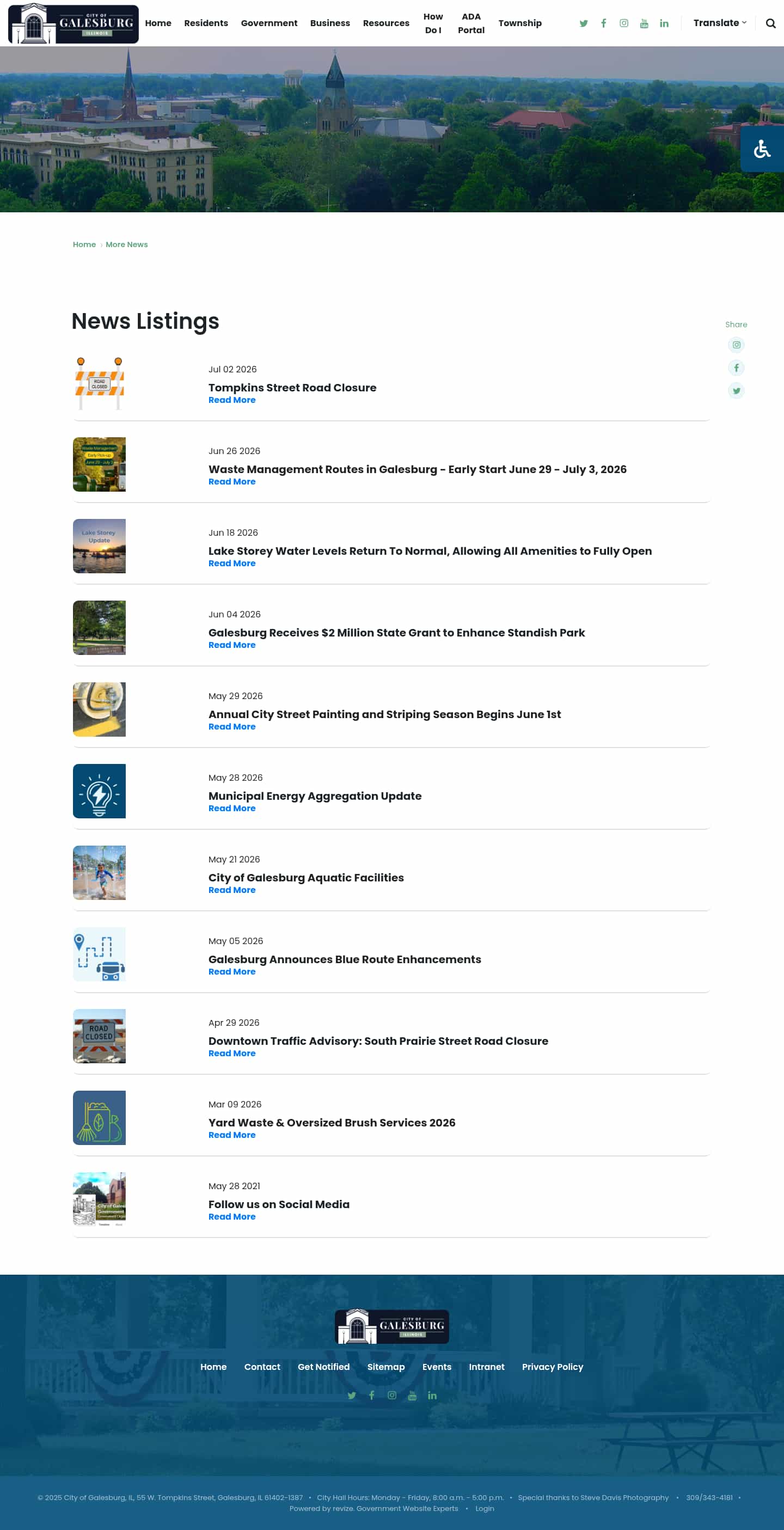 Latest website image capture