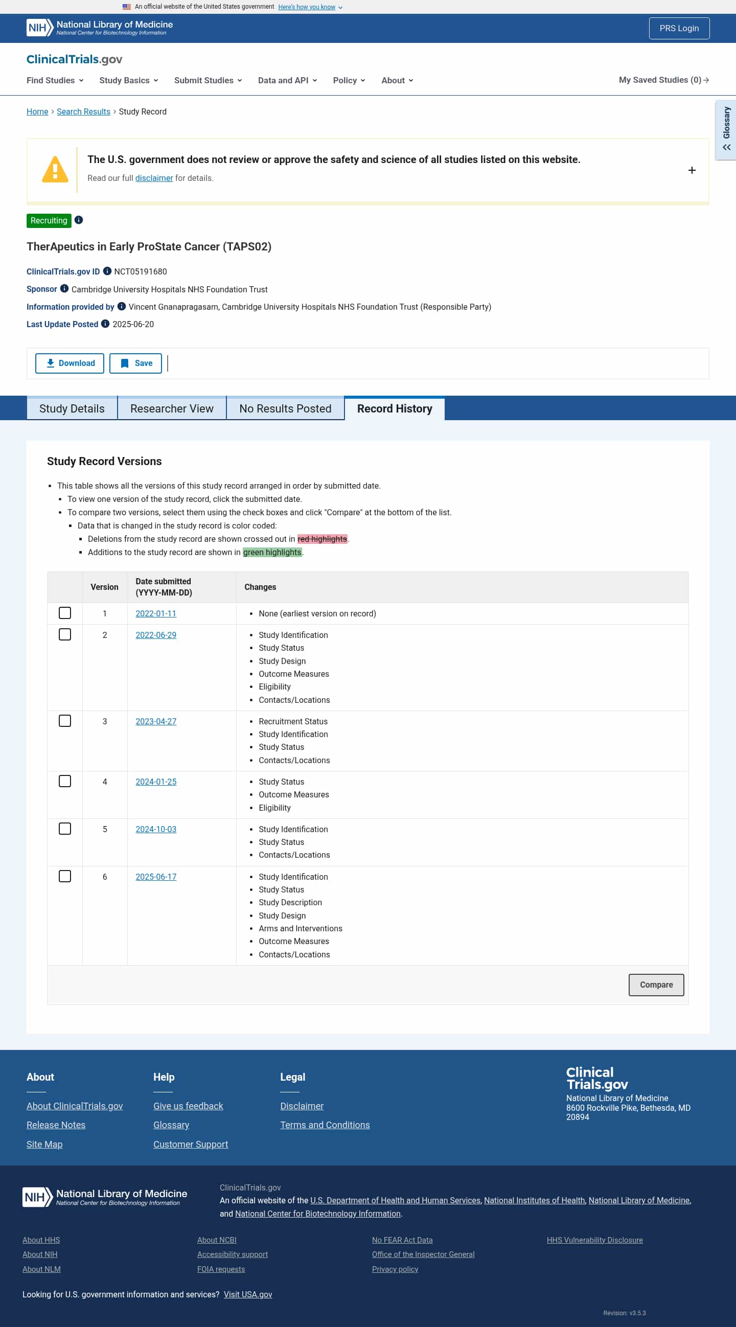 Latest website image capture