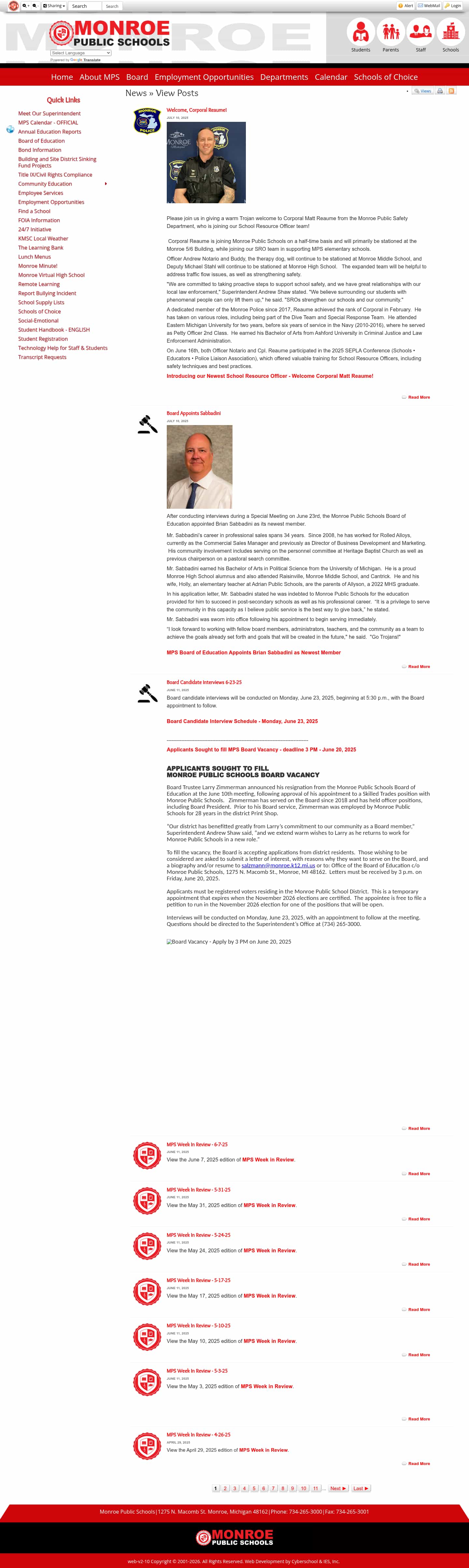 Latest website image capture