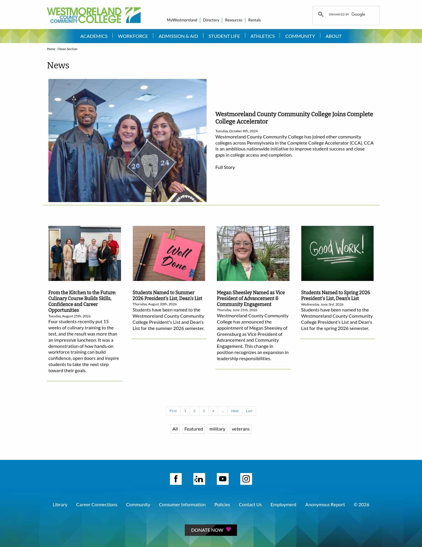 Latest website image capture