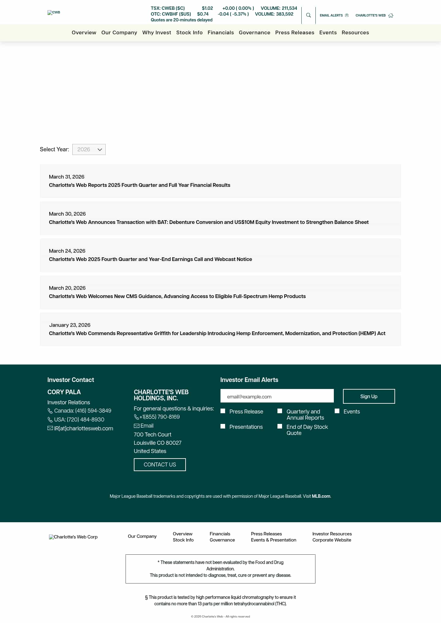 Latest website image capture