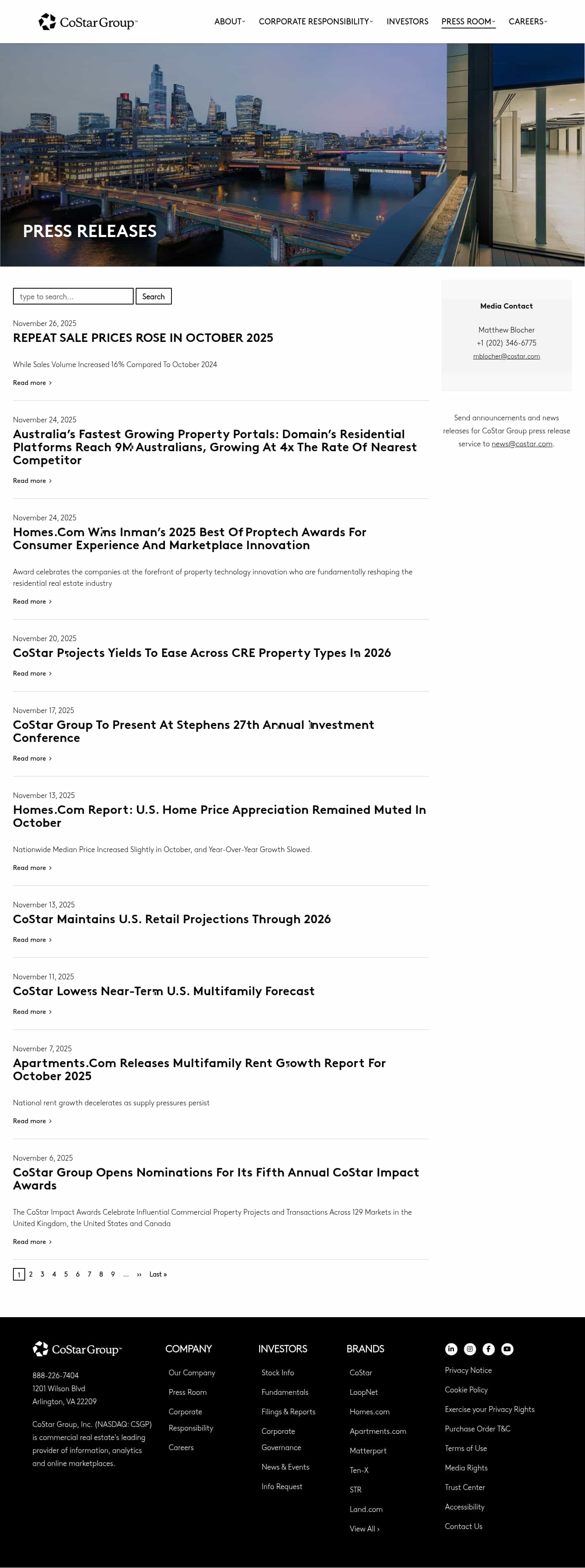 Latest website image capture