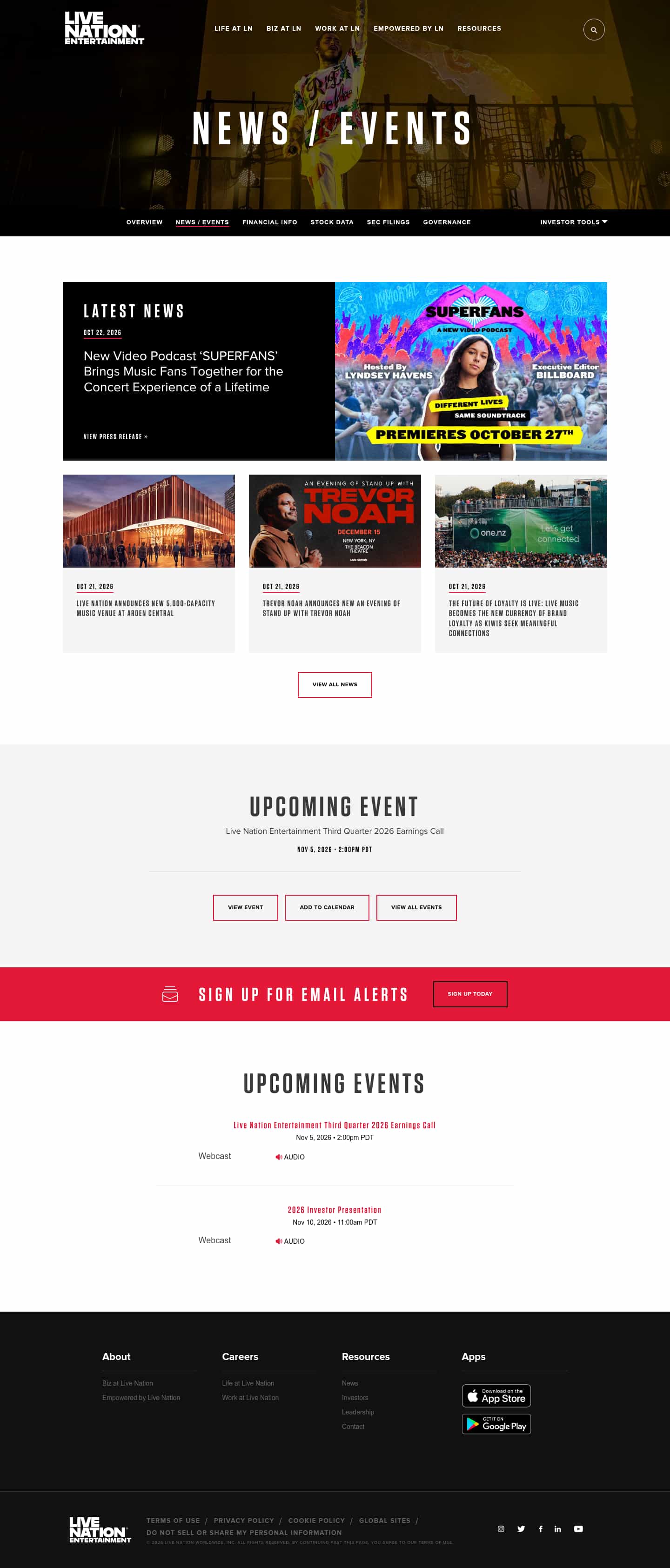 Latest website image capture
