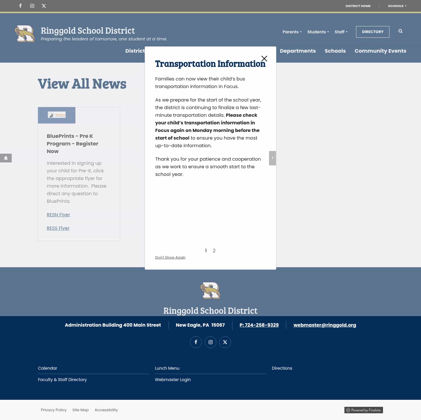 Latest website image capture