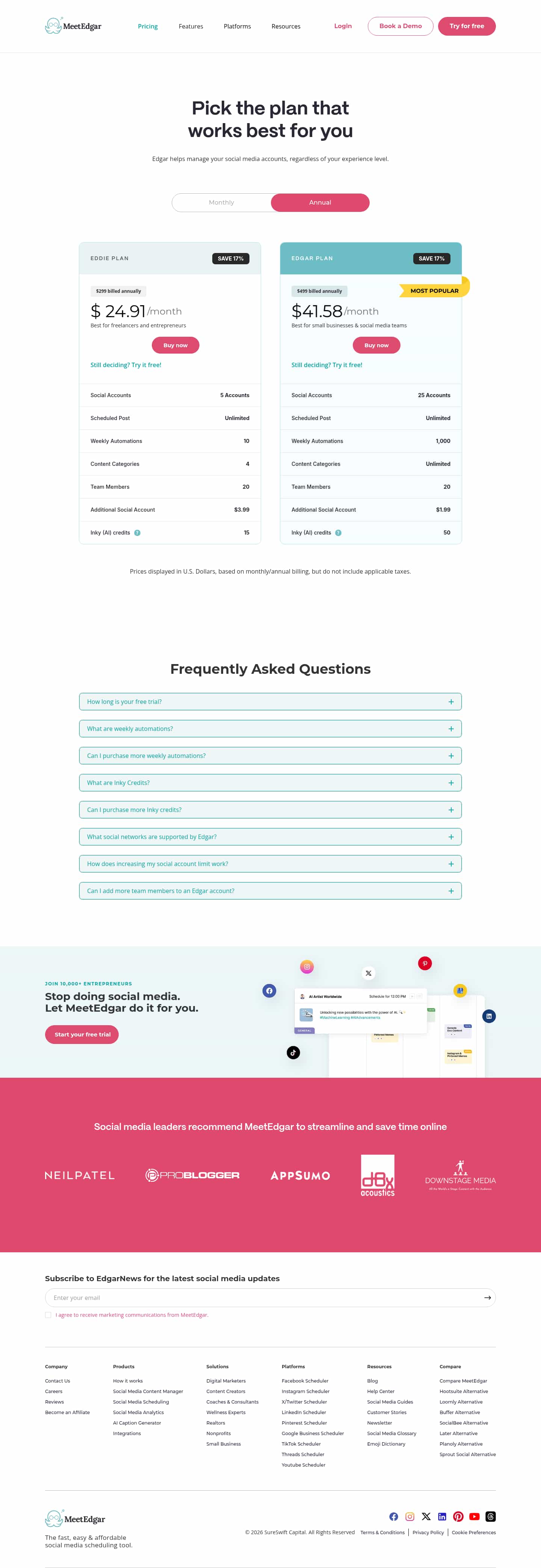 Latest website image capture