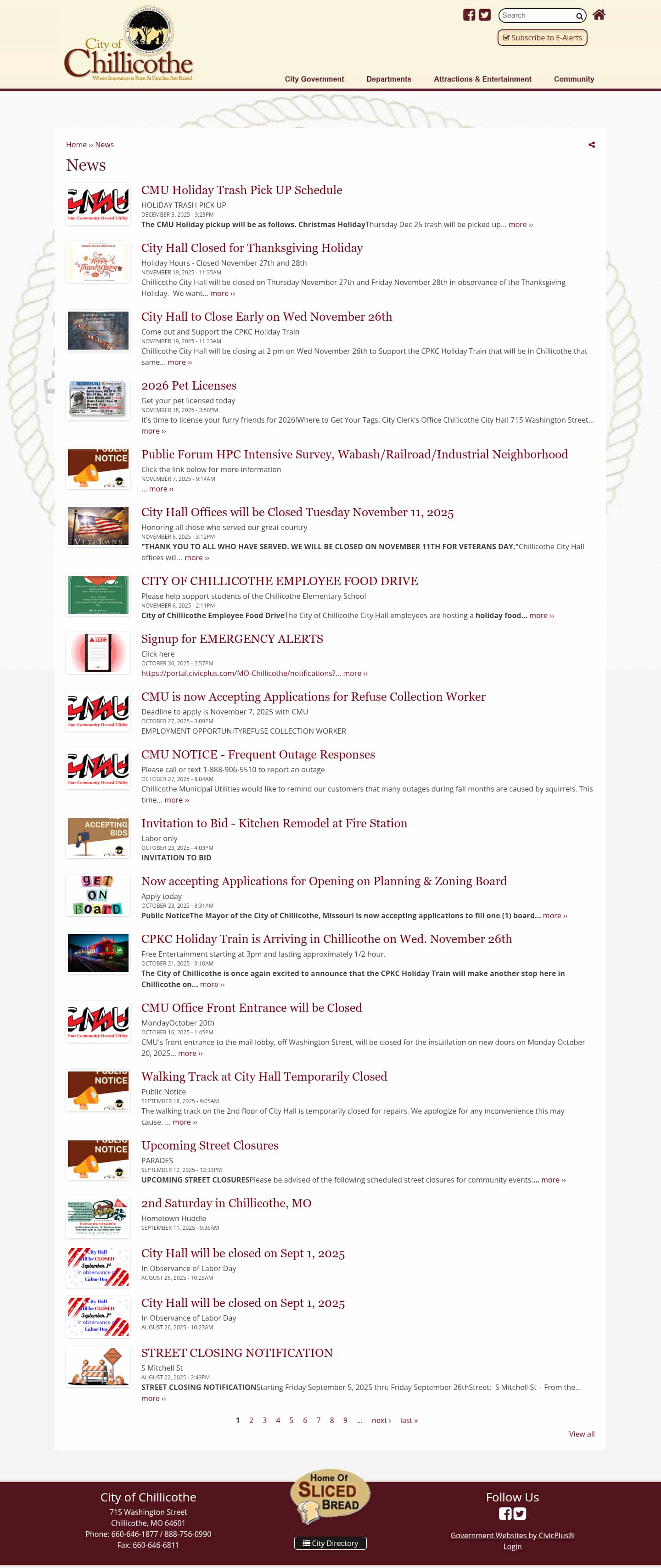 Latest website image capture