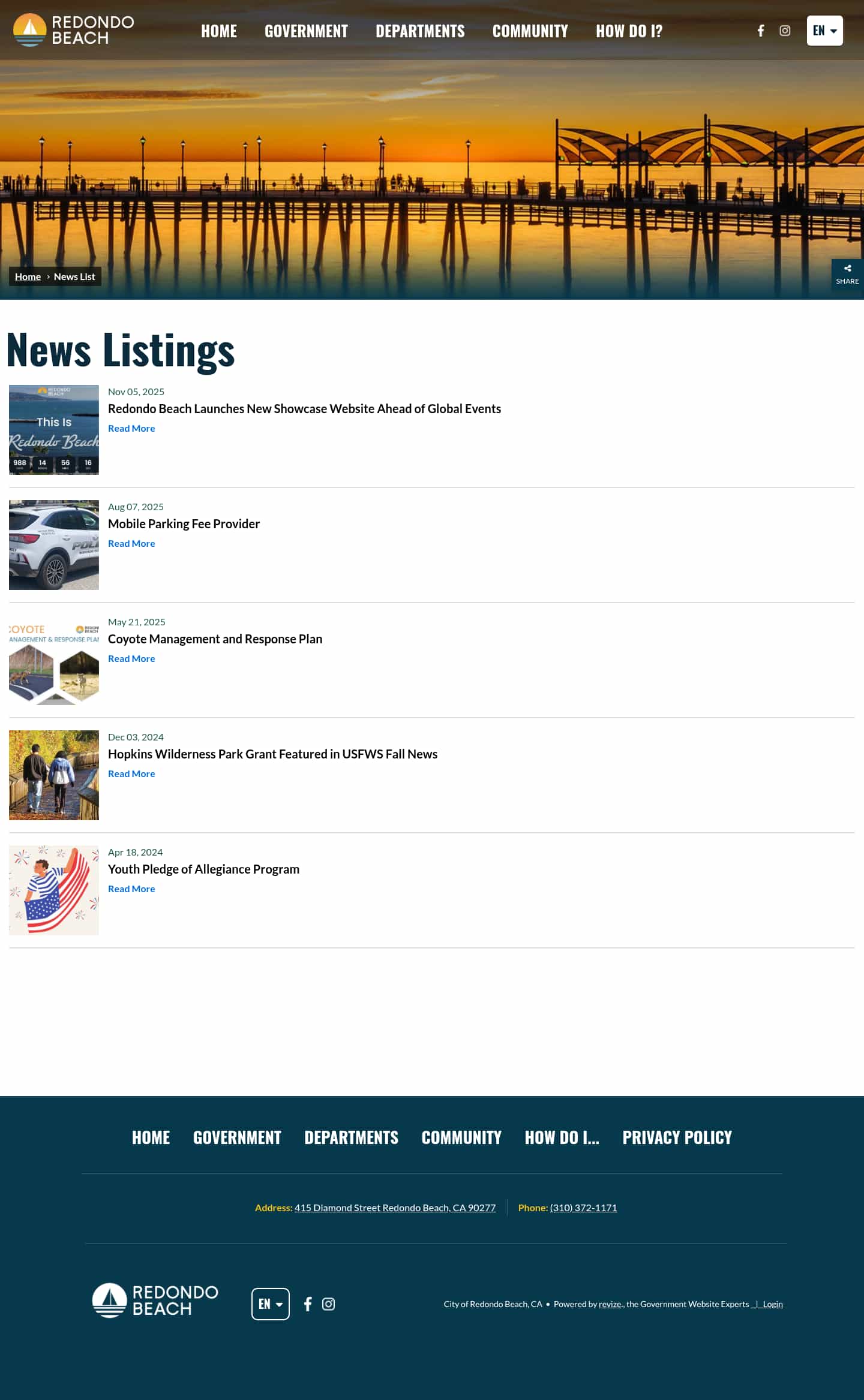 Latest website image capture