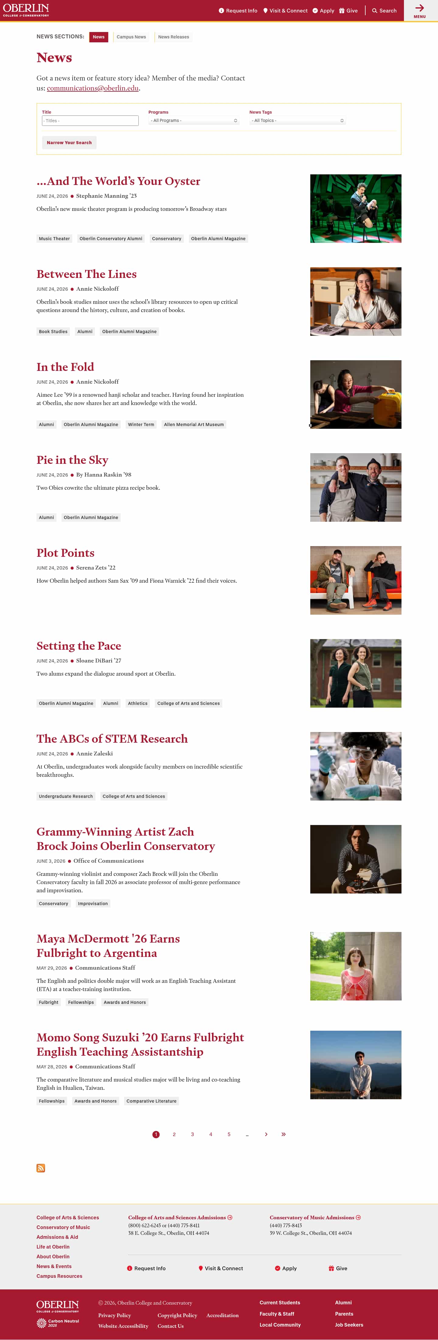 Latest website image capture
