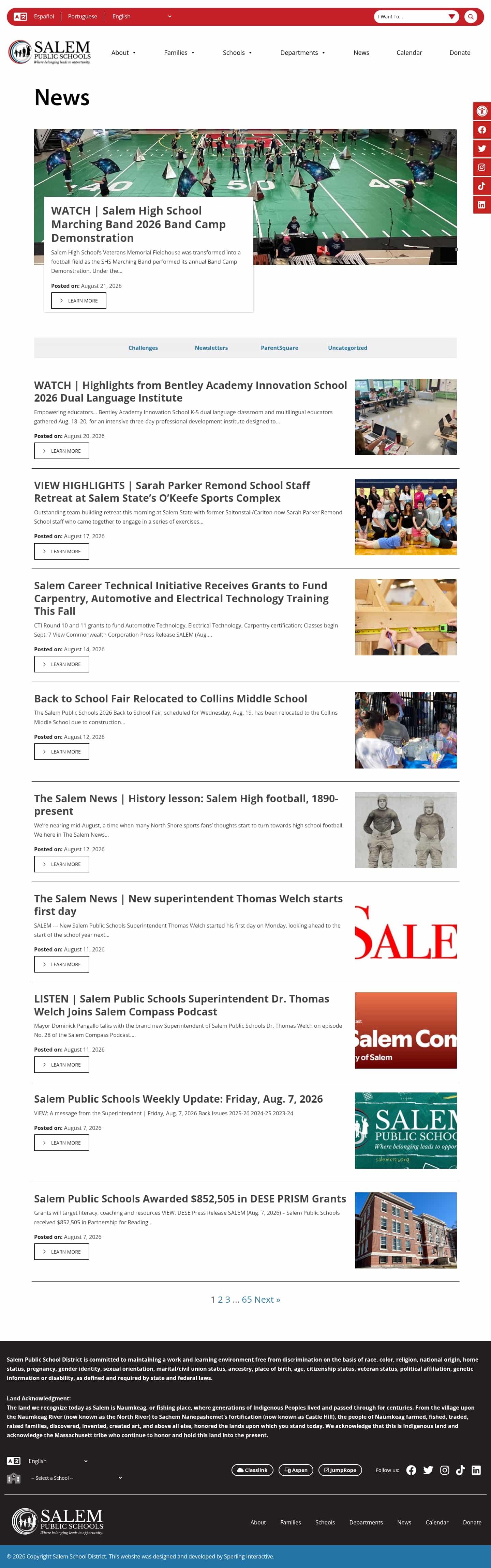 Latest website image capture