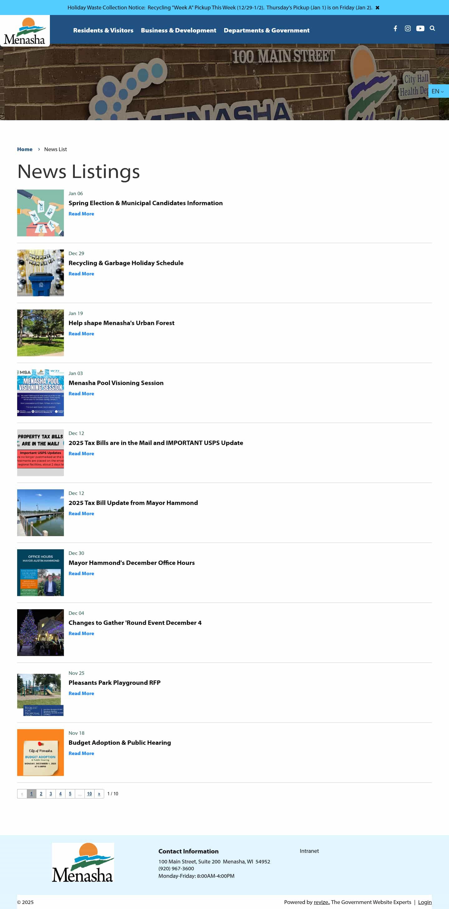 Latest website image capture