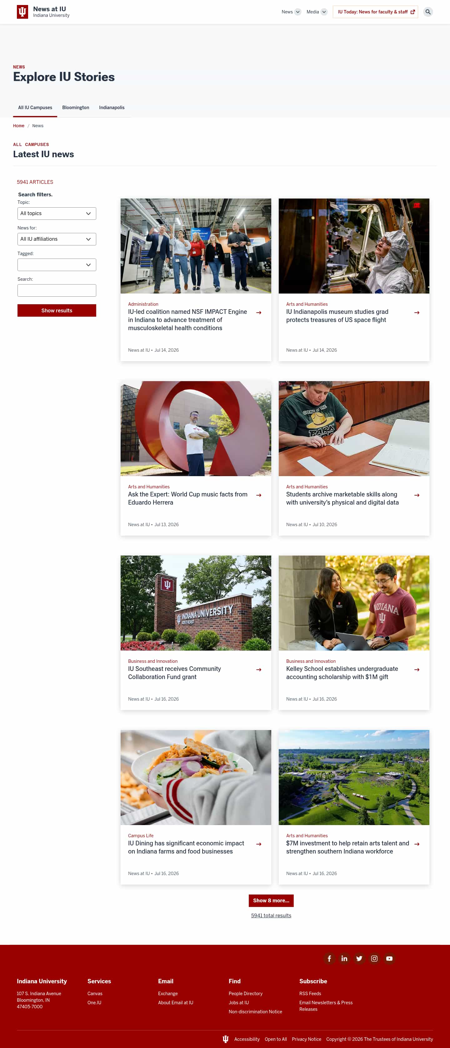 Latest website image capture