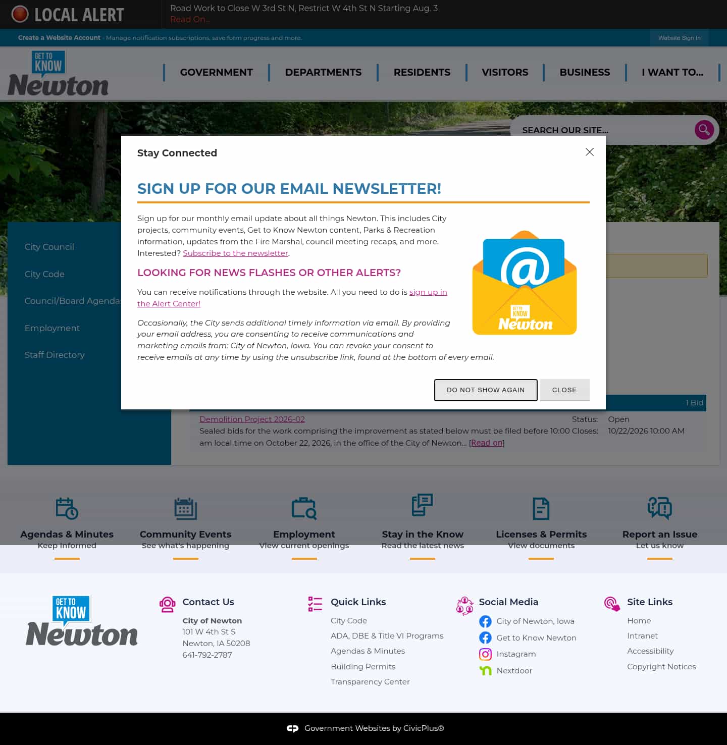 Latest website image capture