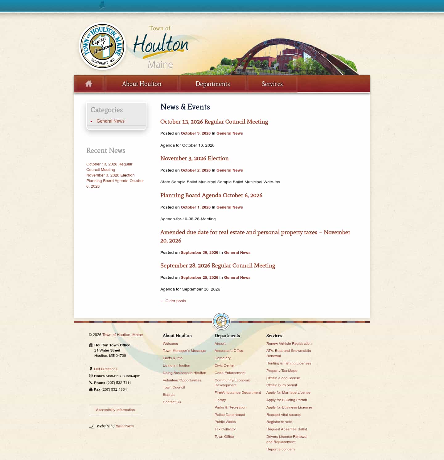 Latest website image capture