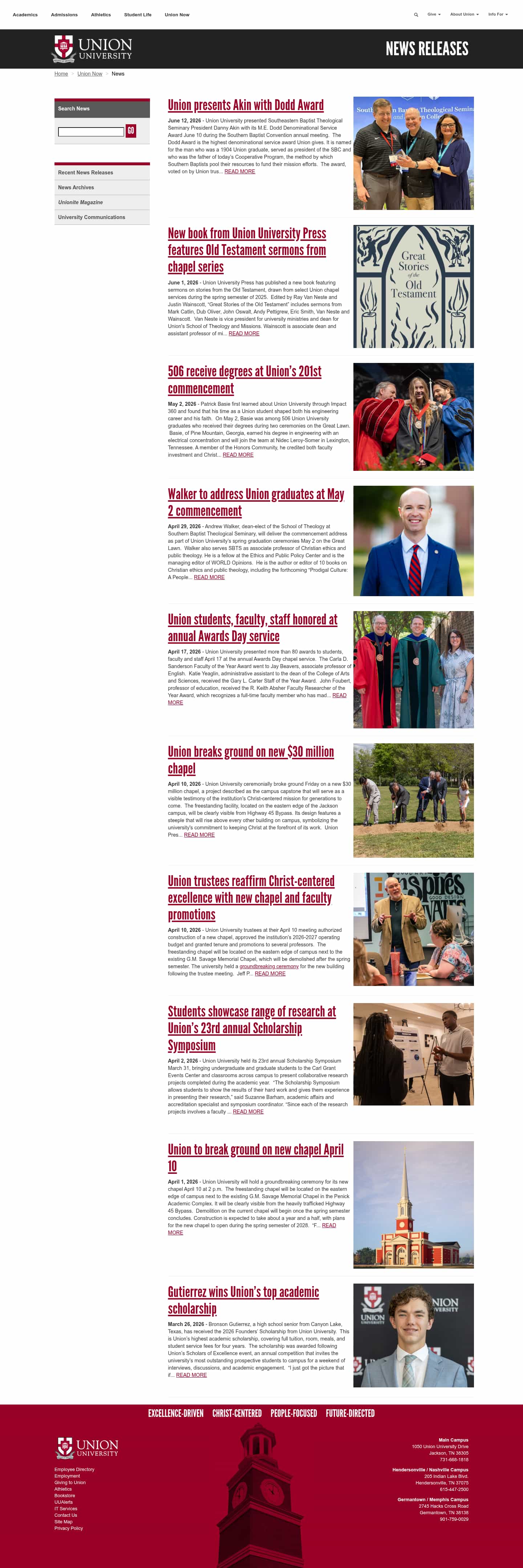 Latest website image capture