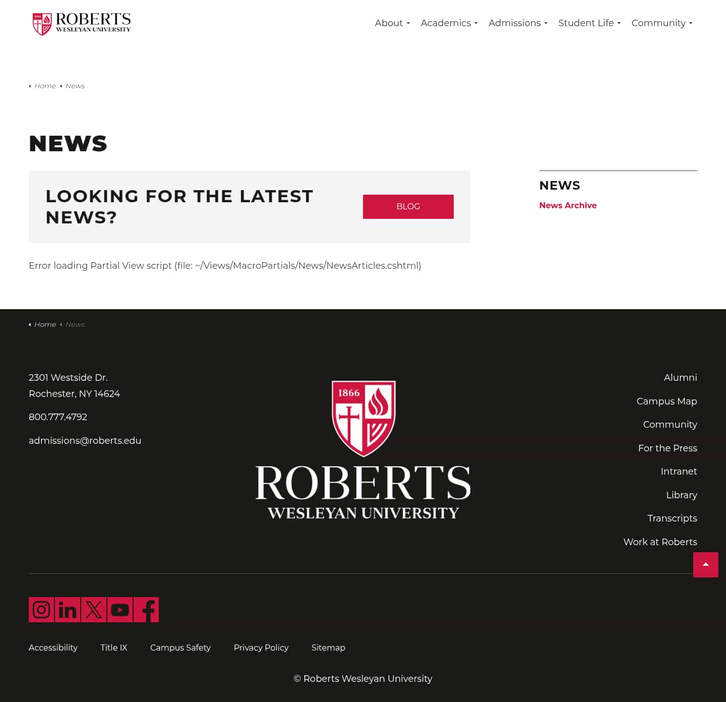 Latest website image capture