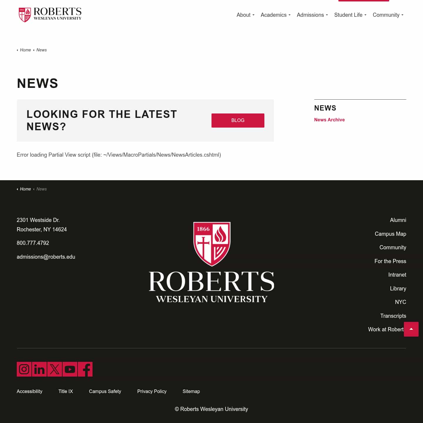Latest website image capture