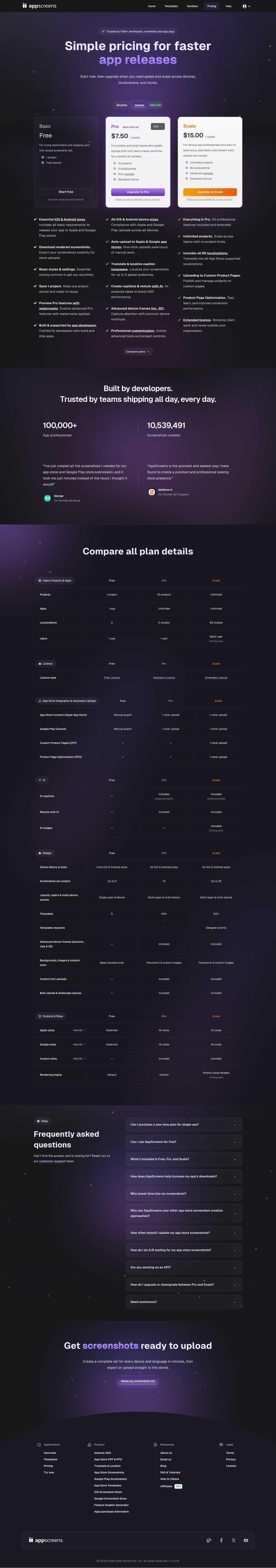 Latest website image capture